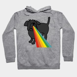 Animals with Rainbow Puke Puppy Dog Hoodie